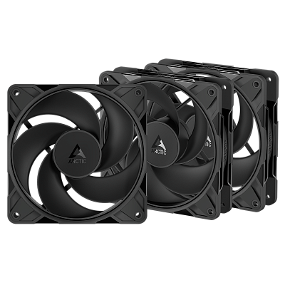 Кулер для корпуса ARCTIC P12 Pro Reverse 3 Pack, Black (ACFAN00332A)
