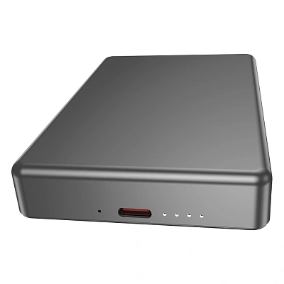 Портативный внешний аккумулятор Power Bank ARG 10000mAh Gray Wireless ARGWG10 (ARGWG10)
