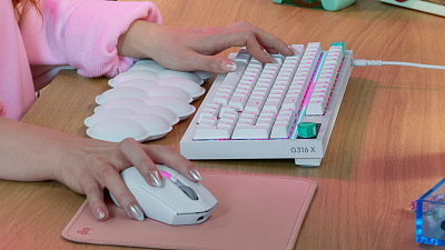Игровая клавиатура Logitech G316 X 98, White (920-014231)