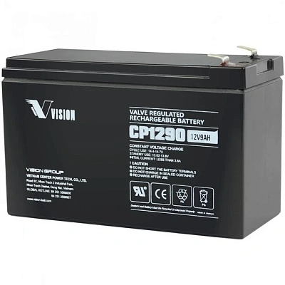Аккумулятор для ИБП Vision с емкостью 12В 9Ач (CP1290E 12V9AH)