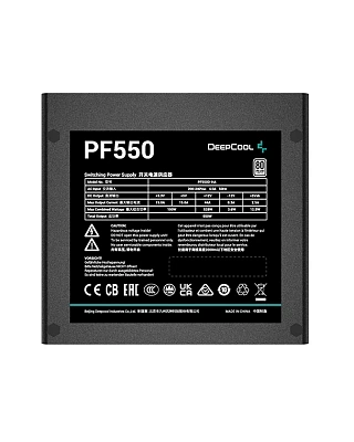 Блок питания DeepCool PF550 ATX 550W (R-PF550D-HA0B-EU/R-PF550D-HA0B-WDEU)