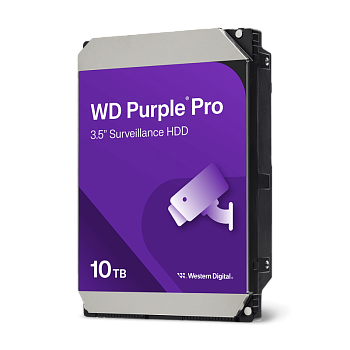 Жесткий диск для видеонаблюдения HDD 10Tb WD Purple Pro (WD102PURP)