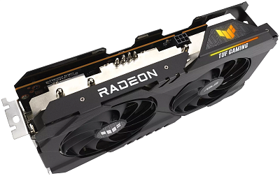 Видеокарта ASUS TUF-RX6500XT-O4G-GAMING, 4Gb/64bit GDDR6, HDMI, DP, HDCP, BOX (TUF-RX6500XT-O4G-GAMING)