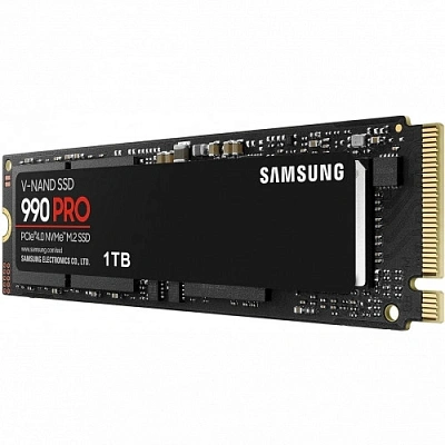 Твердотельный накопитель SSD Samsung 990 PRO 1 ТБ,M.2 2280 PCI-E (MZ-V9P1T0BW)
