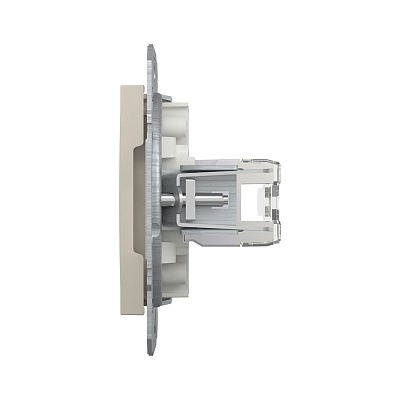 Розетка компьютерная SE EPH4770123 Asfora RJ45 кат. 6 механизм кремовый (EPH4770123)