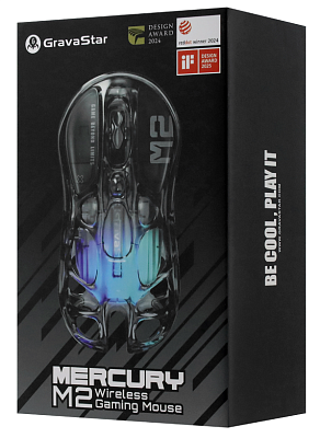 Мышь GravaStar Mercury M2, XTAL (GRAVASTAR M2_XTAL_BLK)