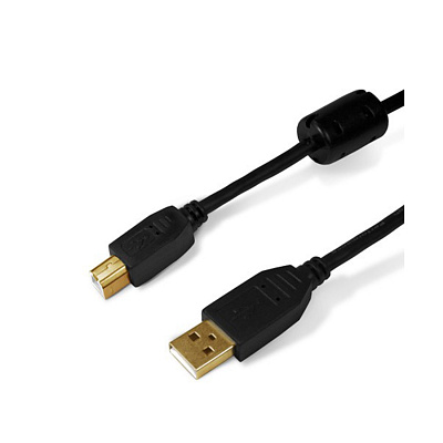 Интерфейсный кабель A-B SHIP SH7013-1.5B Hi-Speed USB 2.0 30В (SH7013-1.5B)