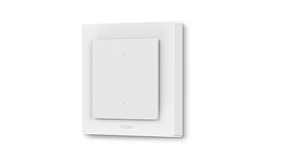 Умный выключатель Aqara Light Switch H2 EU (2 Buttons, 1 Channel) (WS-K07D)