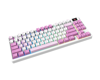 Игровая клавиатура MSI FORGE GK600 TKL WIRELESS VIOLET Белая (FORGE GK600 TKL W VIOLET RU)