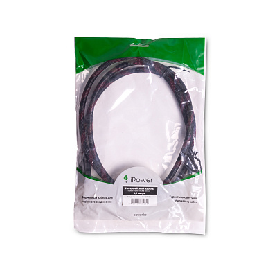 Интерфейсный кабель iPower HDMI-HDMI ver.1.4 1.5 м. 5 в. (iPiHDMi15)