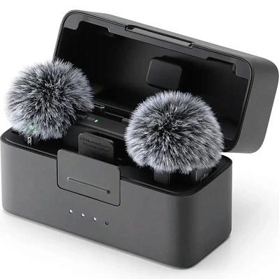 Петличный микрофон DJI Mic Mini (2 TX + 1 RX + Charging Case) (6941565991454)