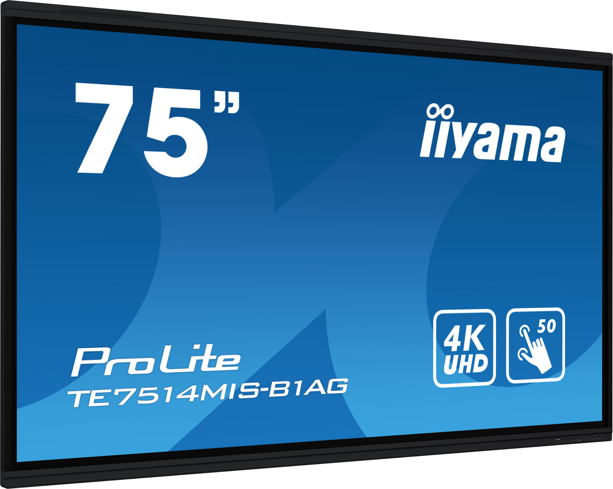 Интерактивная панель 75" iiyama Pro Lite TE7514MIS-B1AG, VA, 4K (TE7514MIS-B1AG)