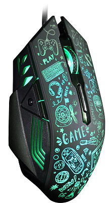 Мышь проводная SmartBuy RUSH X15 (SBM-745G-K)