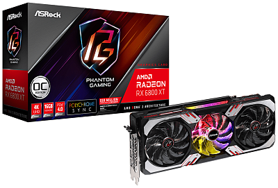 Видеокарта ASRock Radeon RX6800XT PGD 16GO (RX6800XT PGD 16GO)