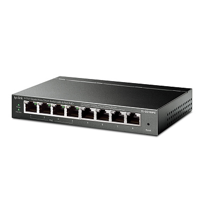 Коммутатор PoE+ GbE Easy Smart 8-портовый Tp-Link TL-SG108PE  (TL-SG108PE(UN))