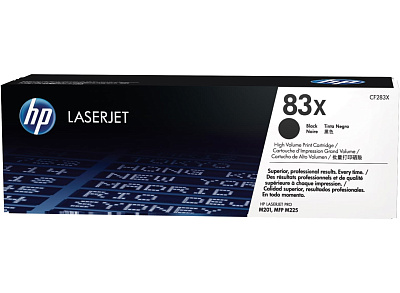Оригинальный лазерный картридж HP LaserJet увеличенной емкости HP CF283X 83X (CF283X)