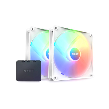 Комплект кулеров для компьютерного корпуса NZXT F140 RGB Core 2в1 (RF-C14DF-W1)