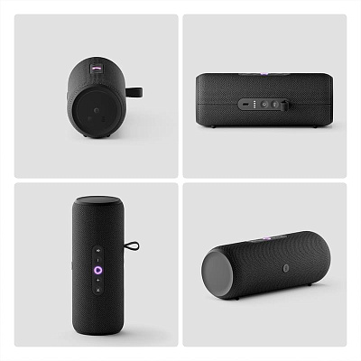 Колонка Яндекс.Станция Стрит c Алисой (2.0), Black, 30Вт Wi-Fi, BT (YNDX-00030BLK)