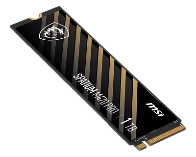 Твердотельный накопитель SSD MSI SPATIUM M470 PRO PCIe 4.0 NVMe M.2 1TB (S78-440L0J0-P83)