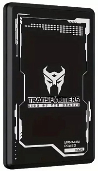 Пауэрбанк Transformers TF-D01, 5000 mAh - Black (TF-D01-BK)