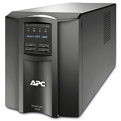 Источник бесперебойного питания APC SMT1000IC  8x IEC C13 outlets, LCD/Smart/1000 VА/700 W (SMT1000IC)