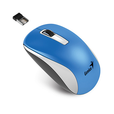 Компьютерная мышь  Genius NX-7010 WH+Blue (NX-7010 WH+Blue)