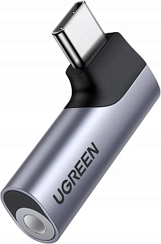 Переходник UGREEN USB-C (m) - Audio(f) 3.5mm 90°, CM460 (20194) 