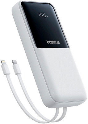 Портативный внешний аккумулятор Baseus Lipow, 20000mAh 22.5W - White (P10079102213-00)