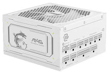 Блок питания MSI MAG A1000GL PCIE5 WHITE, 1000W (MAG A1000GL PCIE5 WHITE)
