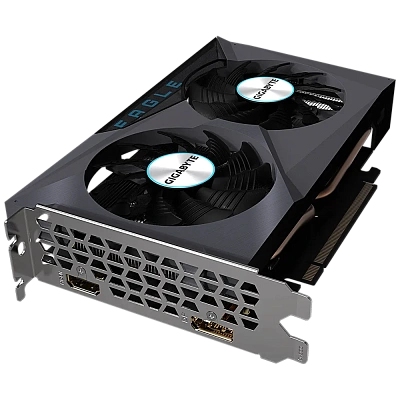 Видеокарта Gigabyte Radeon RX 6500 XT EAGLE 4G (GV-R65XTEAGLE-4GD)