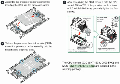 Крепление Supermicro SKT-1424L-001B-FXC черный (SKT-1424L-001B-FXC)
