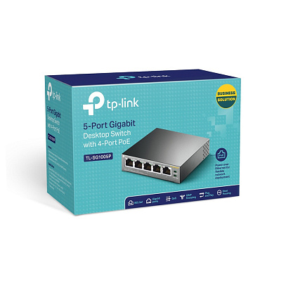 Коммутатор TP-Link TL-SG1005P (TL-SG1005P)