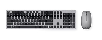 Клавиатура и мышь Asus W5000 Wireless Set Grey (90XB0430-BKM330)