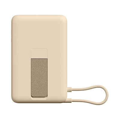Портативный внешний аккумулятор Xiaomi Magnetic Power Bank 10000 with Built-in Stand Beige (WPB1007Z-BG)