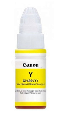 Картридж INK GI-490 Y желтый для PIXMA G1400/PIXMA G2400/PIXMA G3400 (0666C001)