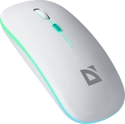 Мышь беспроводная Defender Coda MB-261 белый (52262)