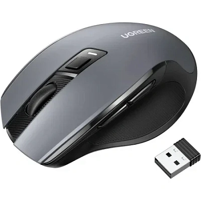 Мышь оптическая беcпроводная MU006 Black UGREEN (90545)