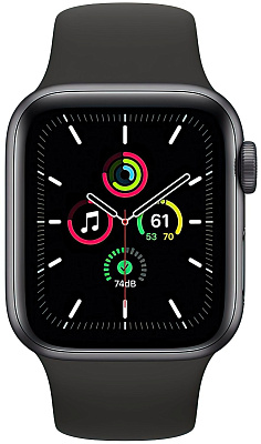 Смарт-часы Apple Watch SE, 44mm, Space Gray-Midnight (MKQ63GK)