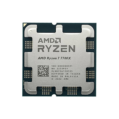 Процессор AMD Ryzen 7 7700X, AM5, OEM - без встроенного видео! (100-000000591)