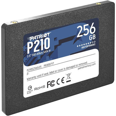 Твердотельный накопитель SSD 2.5" SATA III Patriot  256GB P210 530/460 P210S256G25 (P210S256G25)