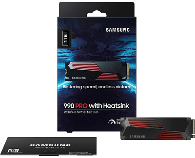 Твердотельный накопитель SSD Samsung 990 PRO 1000Gb (MZ-V9P1T0CW)