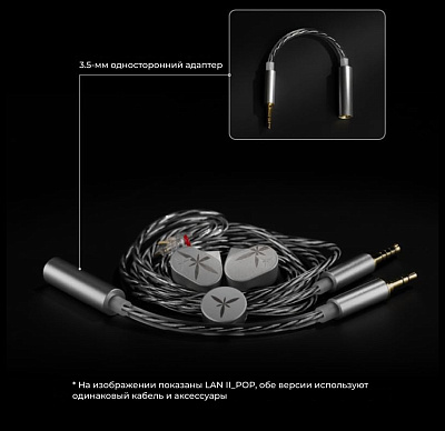 Наушники Moondrop Lan II Pop - Gray (LAN II POP)