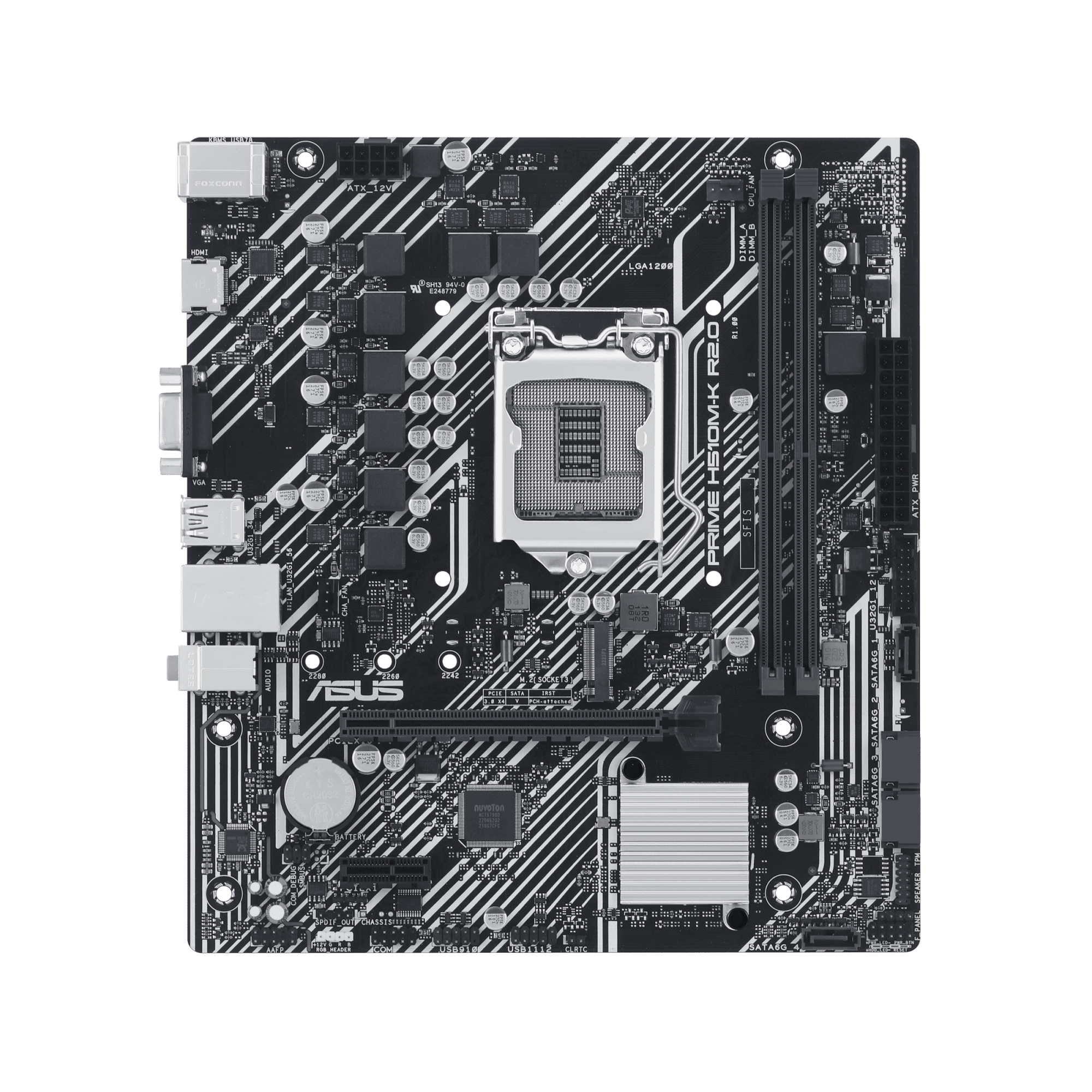 Материнская плата ASUS Prime H510M-K R2.0 (90MB1E80-M0EAY0)