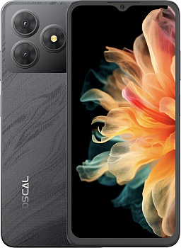Смартфон Oscal Flat 2 - Phantom Black (FLAT 2 BLACK 6/256GB)
