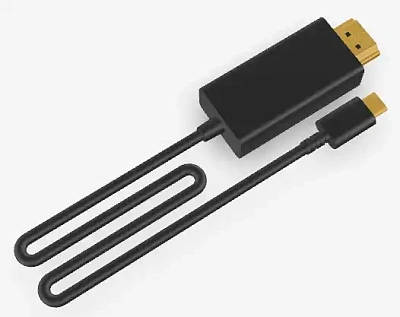 Переходник Cablexpert USB-C to HDMI-male adapter, 4K 60Hz, 2 m, black (A-CM-HDMIM-02)