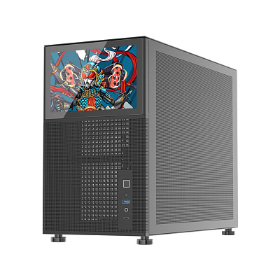 Компьютерный корпус 1STPLAYER MIKU Mi6-EV без Б/П (Mi6-EV-BK)