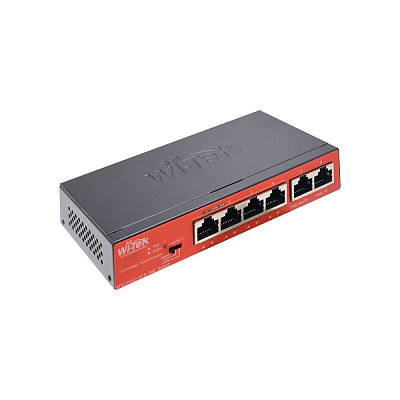 Коммутатор неуправляемый Wi-Tek WI-PS205 v4  (WI-PS205 v4)