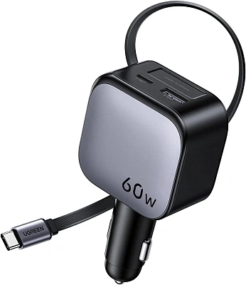 Автомобильное зарядное устройство QC3.0, 60W, EC602 (55212B) UGREEN