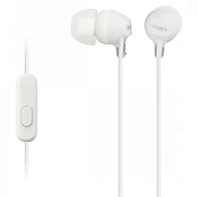 Гарнитура Sony MDR-EX14AP, 1.2m, White (MDR-EX14APW)