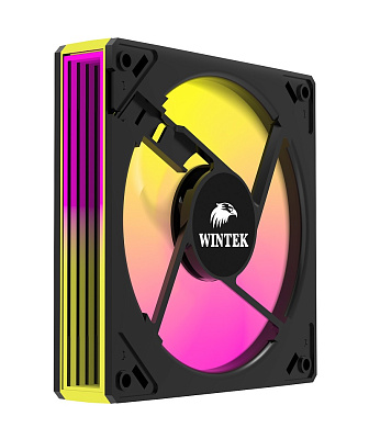 Вентилятор для корпуса Wintek 1250-B-12 ARGB REVERSE, Black (1250-B-12 ARGB-R)